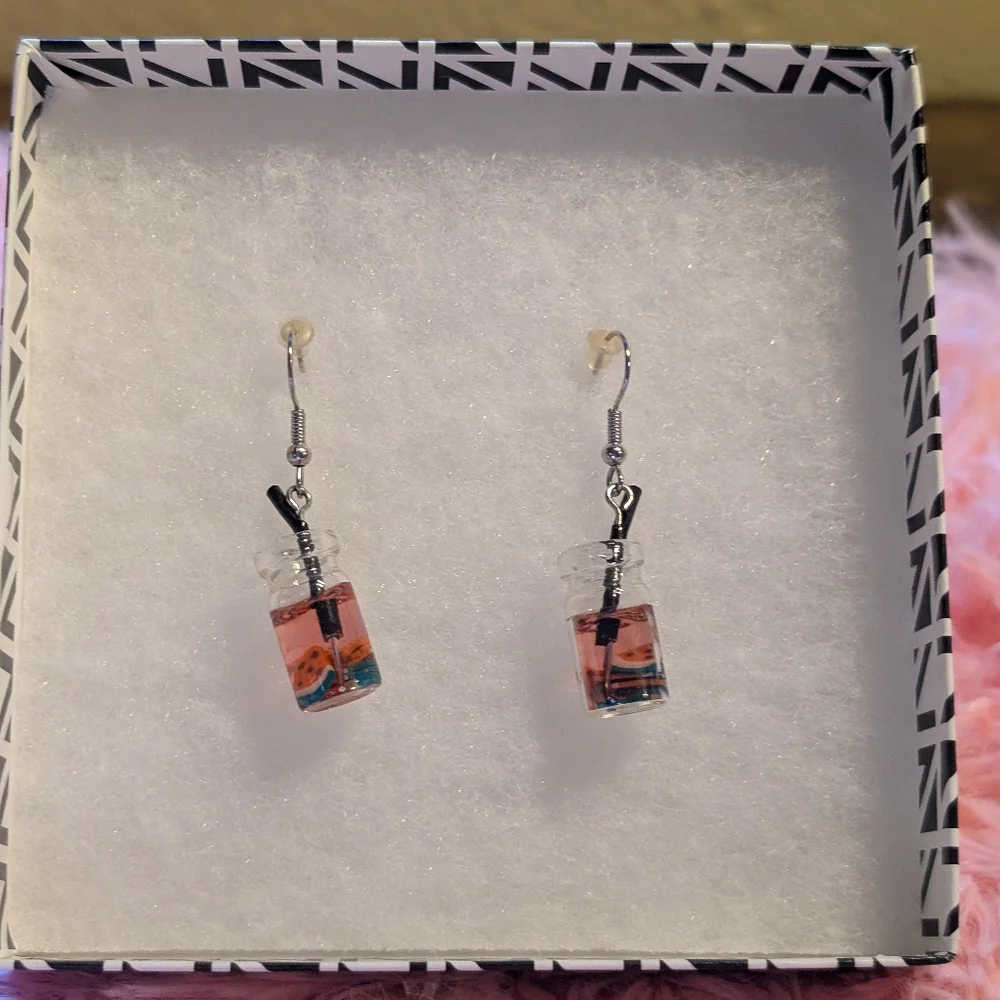 Watermelon Jar Earrings - Picture 3 of 5